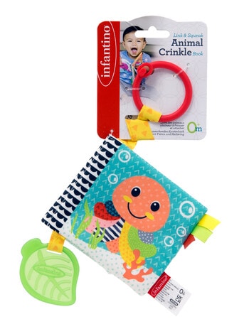 Infantino Link & Squeak Animal Crinkle Book product photo