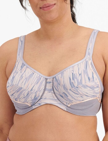 Berlei Active Electrify Underwire Bra, Seismic & Cloud, A-F product photo
