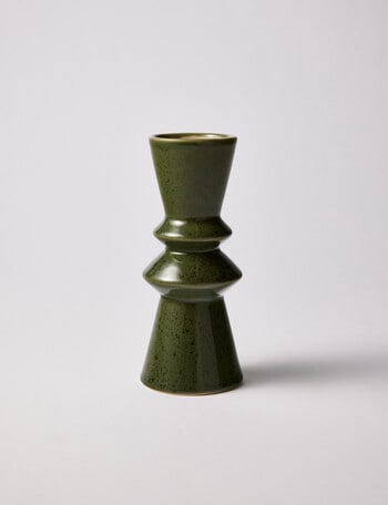 M&Co Cliff Vase, Olive product photo