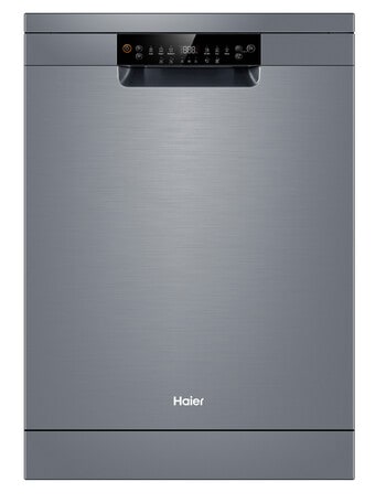 Haier Freestanding Dishwasher, Satina, HDW15F2S1 product photo