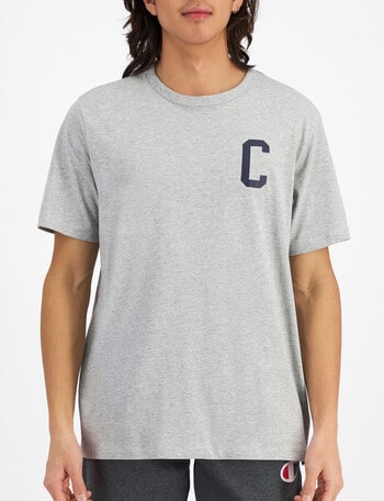 Champion Graphic Tee, Oxford Heather product photo