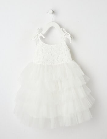 Teeny Weeny All Dressed Up Louise Dress, Ivory product photo