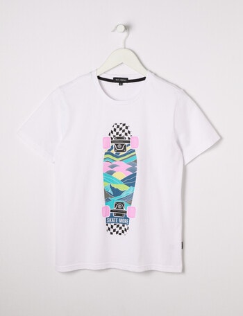 No Issue Skate Deck Short Sleeve Tee, White product photo