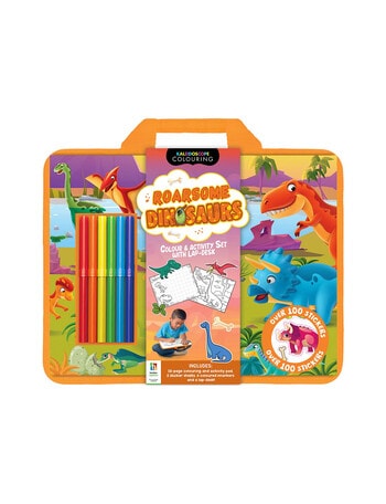 Roarsome Dinosaurs Colouring Set With Lap Desk product photo
