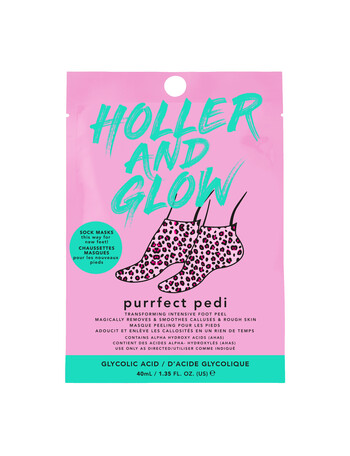Holler and Glow Purrfect Pedi Foot Mask product photo