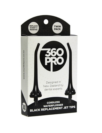 360PRO Cordless Jet Tips Refills, Black, 2-Pack, 360PRO159TIPB product photo