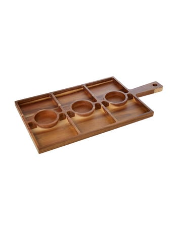 Amy Piper Sectioned Wooden Serve Board, Small product photo