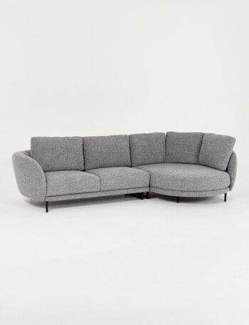 LUCA Milan Fabric 2 Seater Sofa with Right Hand Corner product photo