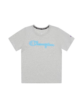 Champion Graphic Short Sleeve Tee, Oxford Heather product photo