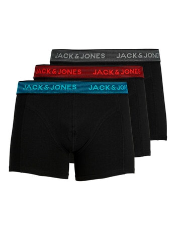 Jack & Jones Cotton Trunk, 3-Pack, Black product photo