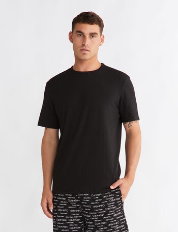 Calvin Klein Cotton Stretch Short Sleeve Top, Black product photo