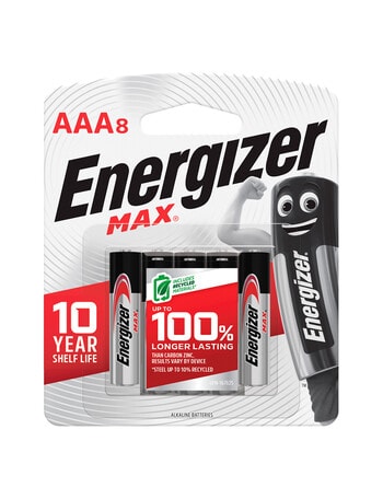 Energizer Max AAA Battery, 8-Pack product photo