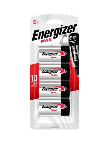 Energizer Max D Battery, 4-Pack product photo