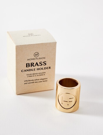 Home Fusion Brass Candle Holder product photo