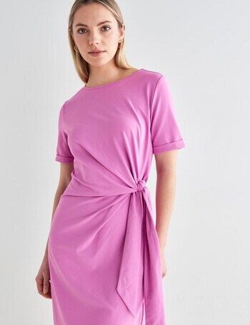 Mineral Juno Knit Tie Dress, Lilac product photo