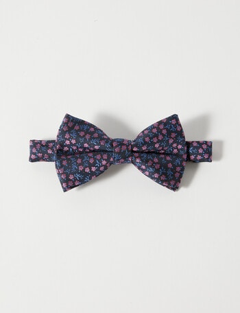 No Issue Floral Bow Tie, Navy product photo