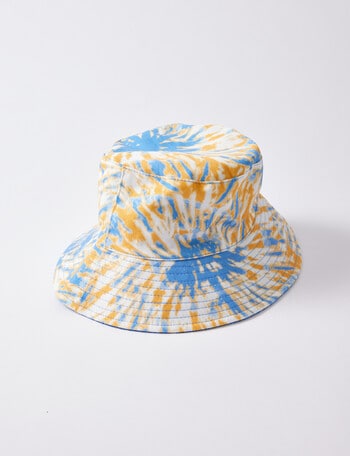 Mac & Ellie Tie Dye Reversible Bucket Hat, Blue product photo