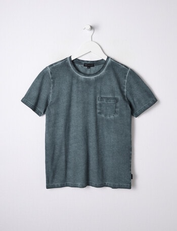 No Issue Snow Wash Short Sleeve Tee, Petrol product photo