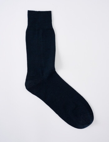 DS Socks Super Fine Merino-Blend Sock, Dark Navy product photo