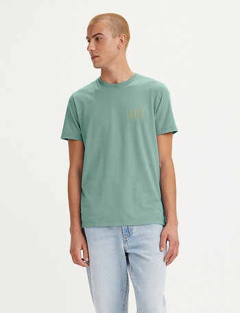 Levis Vintage Fit 501 Logo Graphic Tee, Green product photo