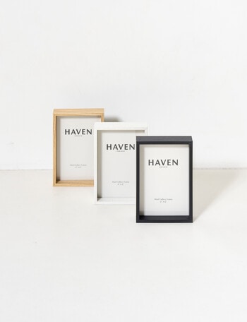 HAVEN Home Décor Mod Gallery Frame, Black, 4x6" product photo