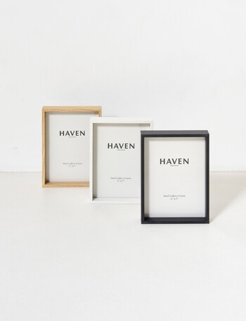 HAVEN Home Décor Mod Gallery Frame, Black, 5x7" product photo