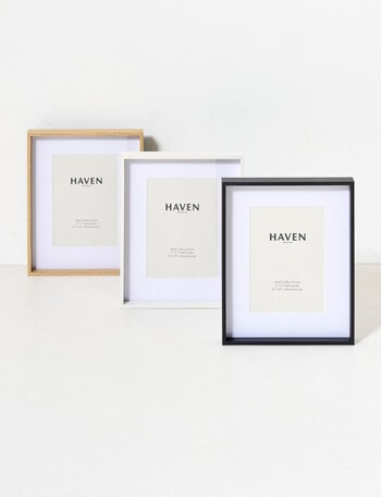HAVEN Home Décor Mod Gallery Frame, Black, 8x10" product photo