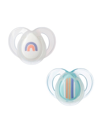 Tommee Tippee Nightime Soother, 2pk, 6-18m, Assorted product photo