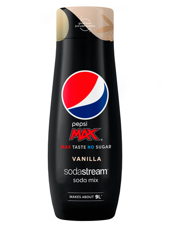 Sodastream Pepsi Max Vanilla Syrup, 440ml product photo