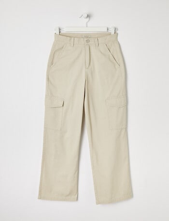 Switch Tess Wide Leg Cargo Pant, Natural product photo