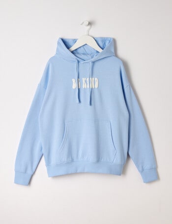 Switch Oversized Be Kind Hoodie, Baby Blue product photo