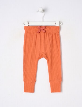 Teeny Weeny Late Summer Rib Pant, Orange product photo