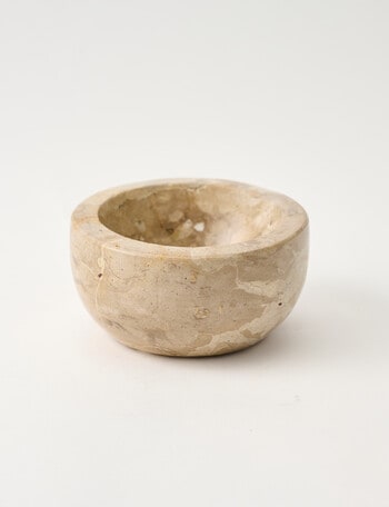 M&Co Marble Bowl, Terra Leopard product photo