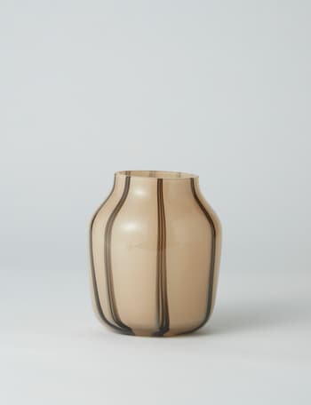 M&Co Artist Glass Vase, 14cm, Otter product photo