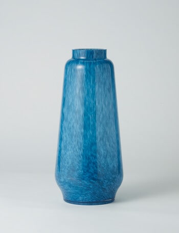 M&Co Artist Glass Vase, 35cm, Indigo product photo