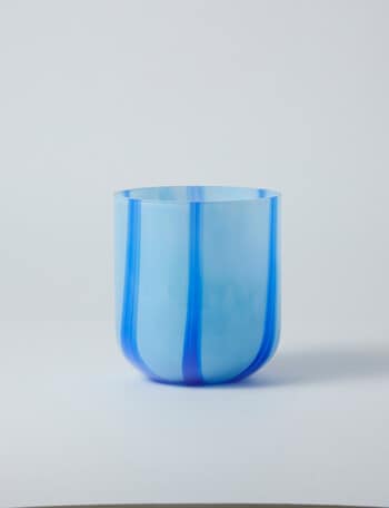 M&Co Artist Glass Vase, 15cm, Indigo product photo