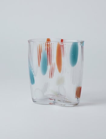 M&Co Napa Glass Vase, 15cm, Multi product photo