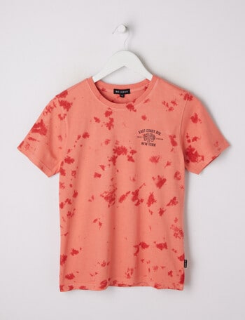 No Issue Tie Dye Short Sleeve Tee, Tomato product photo