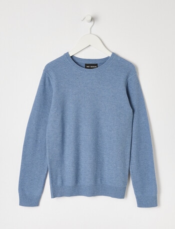 No Issue Waffle Jumper, Blue Marle product photo