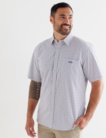 Logan Rhett Short Sleeve Shirt, White product photo