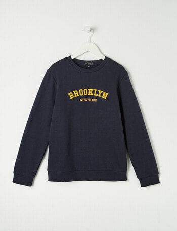 No Issue Brooklyn Crew Sweatshirt, Navy product photo