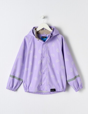 Mum 2 Mum Rainwear Jacket Rainbows, Lavender product photo