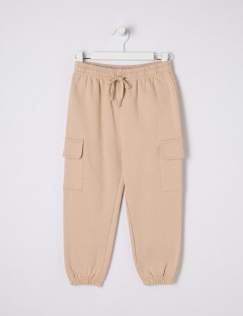 Mac & Ellie Cargo Trackpant, Tan product photo
