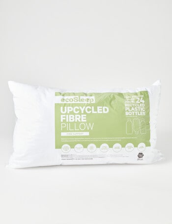 ecoSleep Recycled Polyester Fill Pillow, Firm product photo