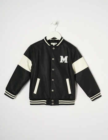 Mac & Ellie PU Jacket, Black product photo