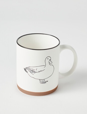 Cinemon Creature Mug, Duck, 340ml, White product photo