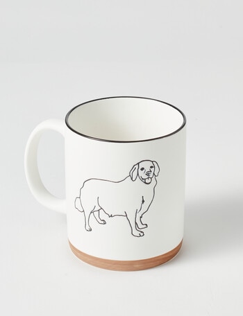 Cinemon Creature Mug, Dog, 340ml, White product photo