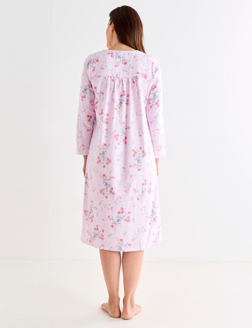Ruby & Bloom Plus Flan Nightie, Pink Bouquet, 10-26 product photo View 02 L
