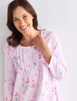Ruby & Bloom Plus Flan Nightie, Pink Bouquet, 10-26 product photo View 04 S