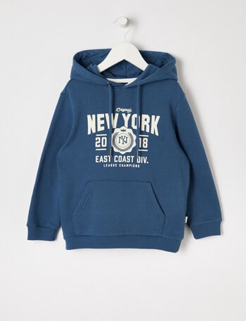 Mac & Ellie New York Hoodie, Blue product photo